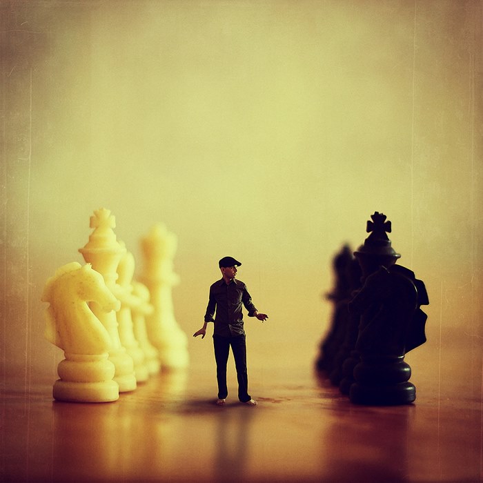 Between two places — surreal photography by Achraf Baznani