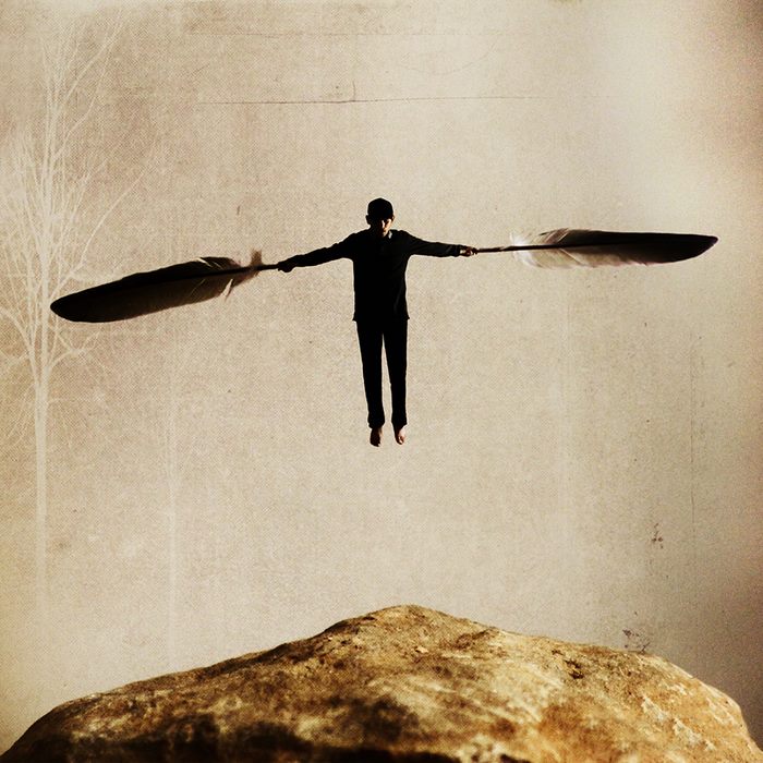Flying like a bird — surreal photography by Achraf Baznani