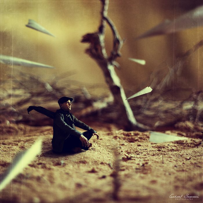 Lets fly away — surreal photography by Achraf Baznani