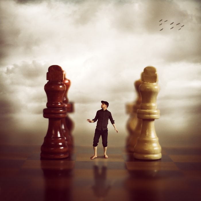 I believe in good moves — surreal photography by Achraf Baznani