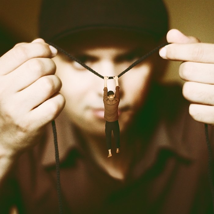 Small pending — surreal photography by Achraf Baznani