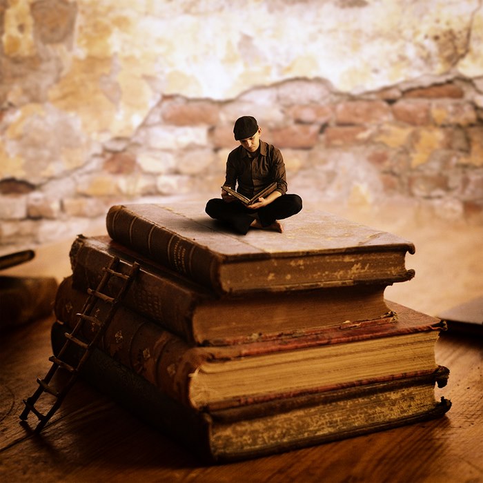 Achraf Baznani The Book House — surreal photography by Achraf Baznani