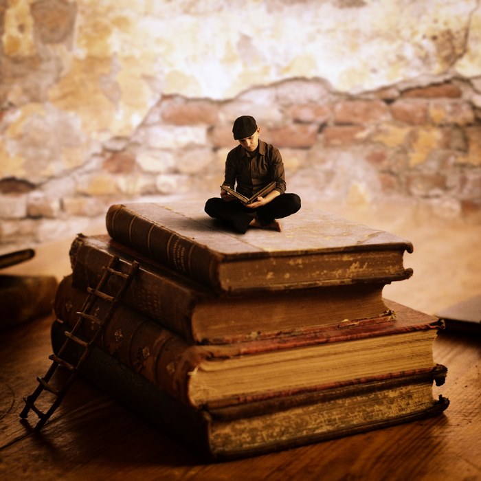 The Book House — surreal photography by Achraf Baznani